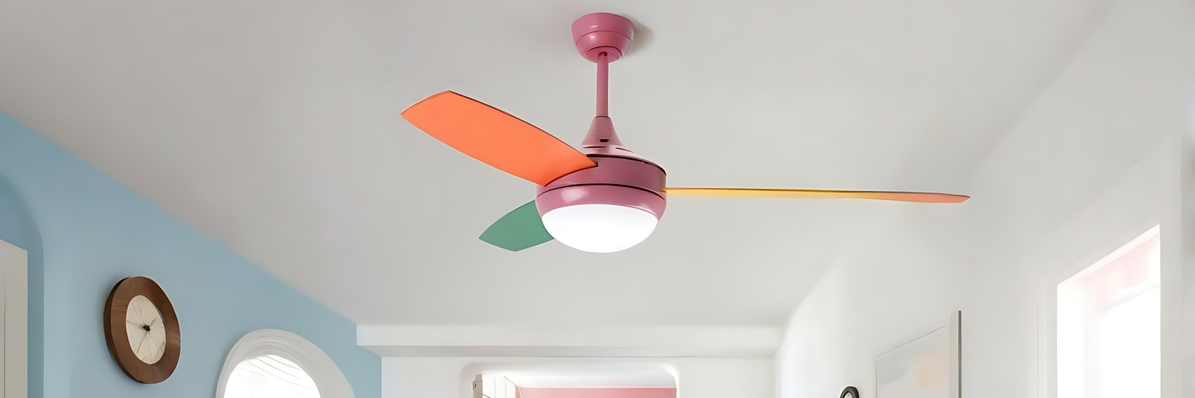 Colorful ceiling fan with integrated lightslider_item_3