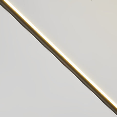 Long Strip Waterproof Black Solar Outdoor Floor Lamp - Dazuma