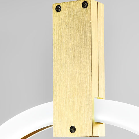Minimalist Rings Dimmable LED Nordic Duplex Stair Chandelier - Dazuma